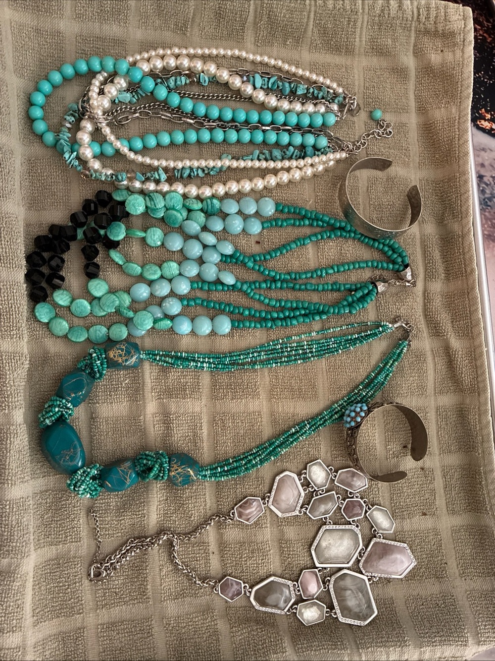 Turquoise Beaded Multi-Strand Necklace - Women's Turquoise Jewelry